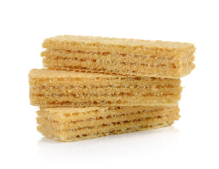 Wafers isolated on a white background