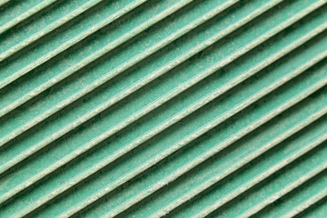 Green rubber surface.