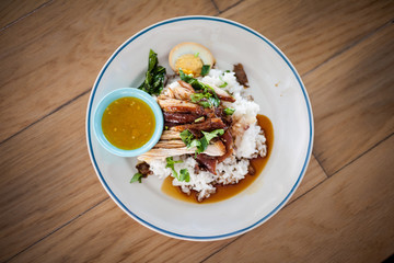 Thai skewer seafood barbeque