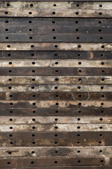 Steel plates stacked