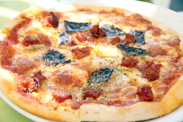 pizza from Minorca, Balearic islands, Spain