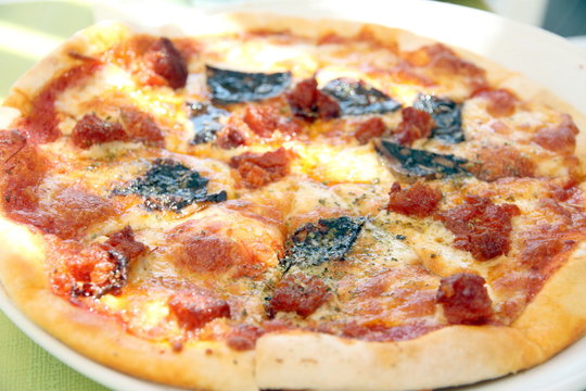 pizza from Minorca, Balearic islands, Spain