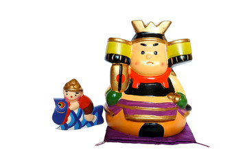 武者と鯉のぼり