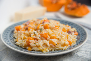 Kürbis Risotto