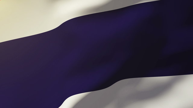 Thailand flag waving in the wind. Looping sun rises style