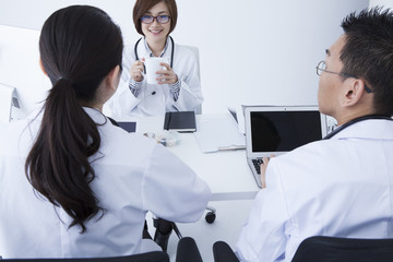 Three medical doctors