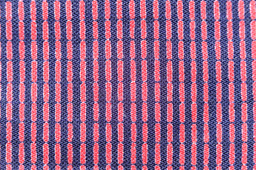 Pattern of red fabric.