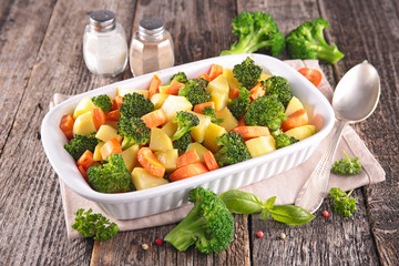 broccoli,carrot and potato