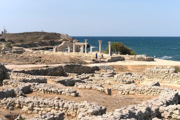 Ancient Greek Chersonesus Taurica near Sevastopol in Crimea