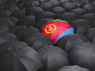 Umbrella with flag of eritrea