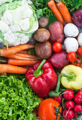 fresh organic vegetables