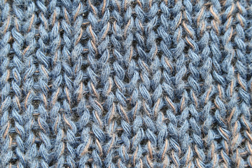 Gray fabrics in a macro.