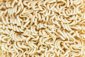 Close up instant noodle
