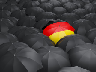 Umbrella with flag of germany