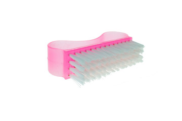 pink clothes brush