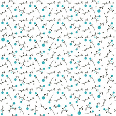 vector abstract floral seamless pattern