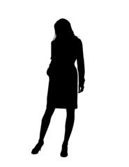 女性シルエット