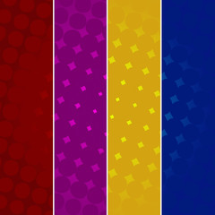 Colorful Halftone Backgrounds