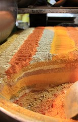 épices sur un bazar iranien