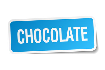 chocolate blue sticker