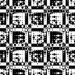 Fototapeta premium Seamless Monochrome Pattern