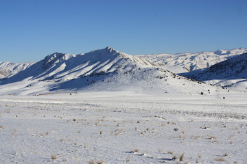 paysages iraniens en hiver