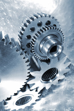 aerospace parts, gears and cogwheels in titanium