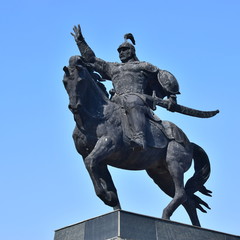 Fototapeta premium Monument to the 18th-century war hero BOGENBAY BATYR in Astana