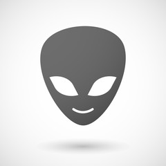 Grey alien icon