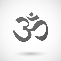 Grey Om sign