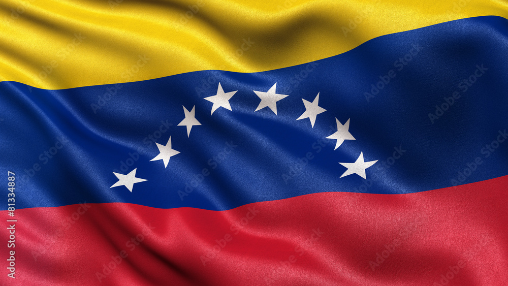 Wall mural flag of venezuela