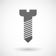 Grey screw icon