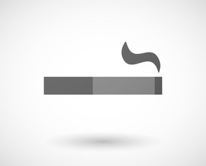 Grey cigarette icon