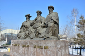 Monument to the Three Great Kazakh Judges in Astana