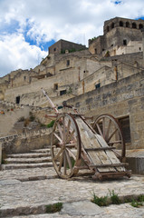 Obraz premium Alleyway. Sassi of Matera. Basilicata. Italy.