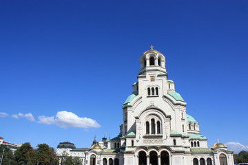 Fototapeta premium Cathédrale Alexandre Nevski, Sofia, Bulagrie