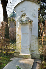 Fototapeta premium Johannes Brahms - Grab auf dem Zentralfriedhof | Wien