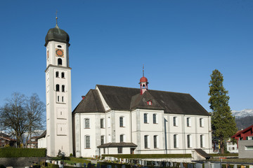 Pfarrkirche von Sachseln, Obwalden, Schweiz