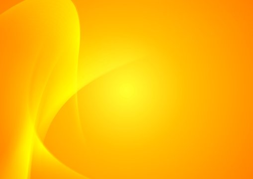 Shuny orange wavy vector background