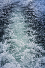 Waves Background Created but A big Boat