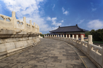 Fototapeta na wymiar Beijing Tiantan ancient architecture