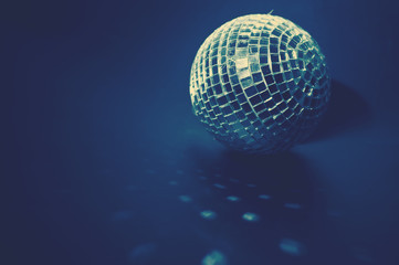 disco ball background close up