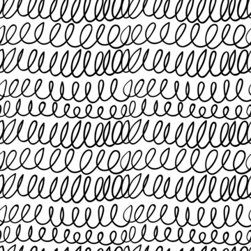 Seamless stylish hand drawn pattern.