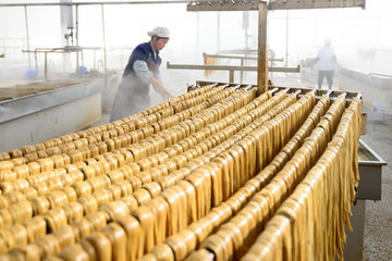 Production process of Yuba