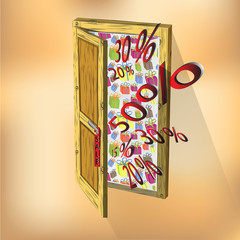 wooden door and sale