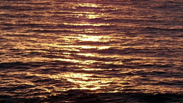 Golden Sea Waters at Sunrise