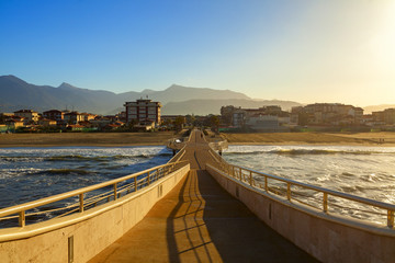 Obraz premium lido di camaiore pier