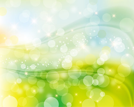 green background