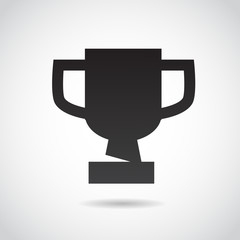 Trophy vector icon.