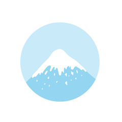 mountain top, vector logo